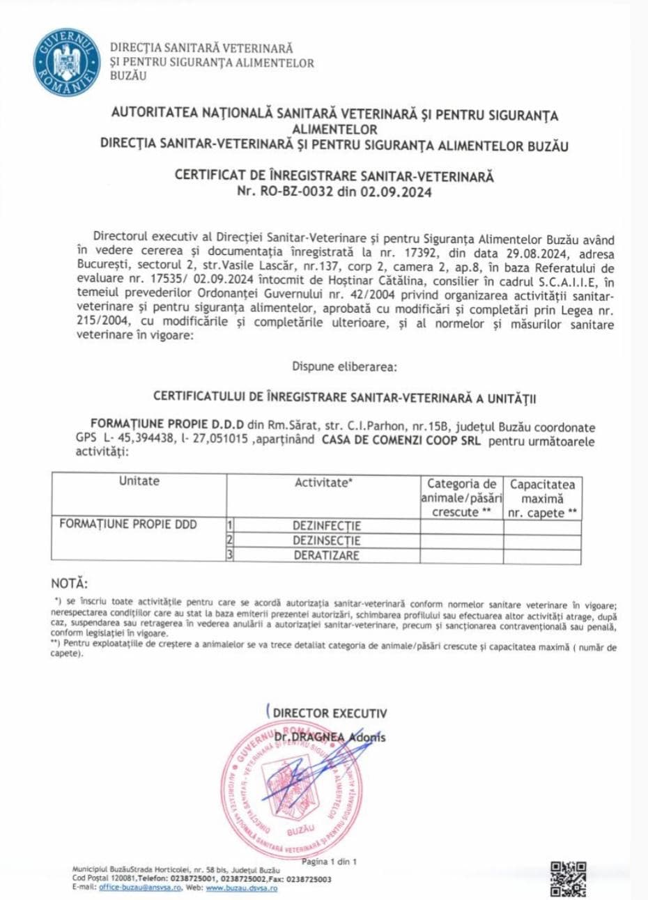 Autorizație sanitar-veterinară 7