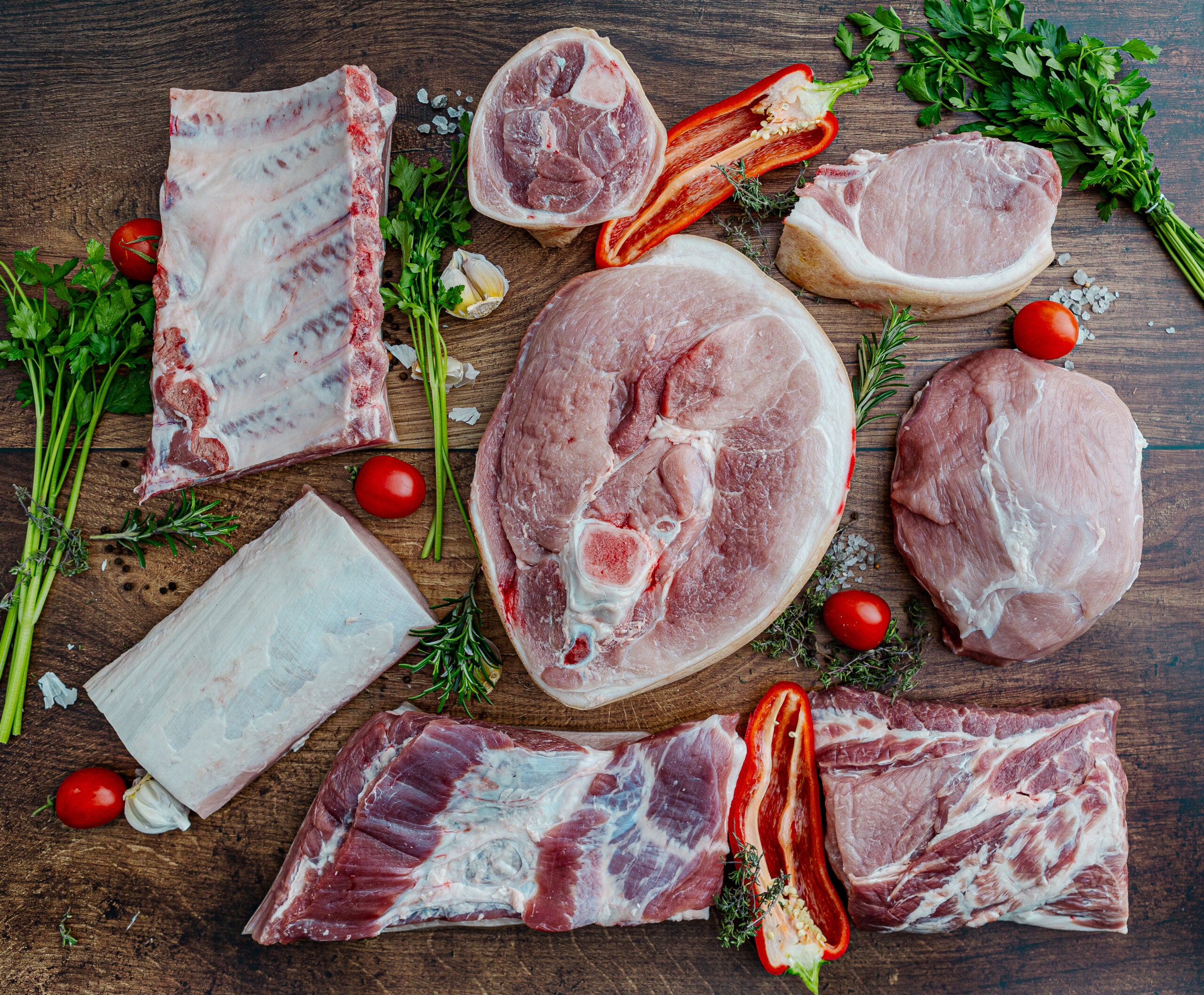 Pachet Selectat Carcasă de Porc – 12 kg